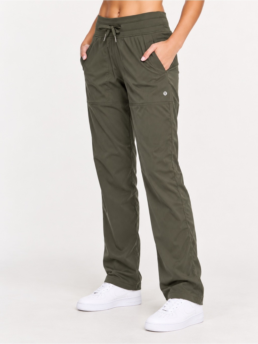 Lululemon Dance Studio Pant III Dark Olive Size 10 Straight Leg